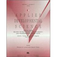 Beyond the Self: Perspectives on Identity and Transcendence Among Youth:a Special Issue of applied Developmental Science by Furrow; James L., 9780805895995