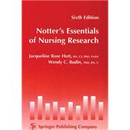 Notter's Essentials of Nursing Research by Hott, Jacqueline Rose, 9780826115997