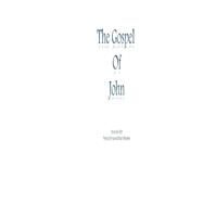 The Gospel of John by Speakman, Charles P., III, 9781503035997