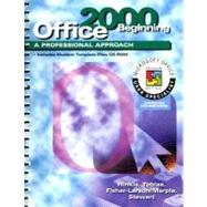 A Professional Approach Series: Office 2000 Beginning Course Student Edition by Hinkle, Deborah, 9780028056005