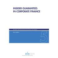 Insider Guarantees in Corporate Finance by Jonkers, Aart, 9789077596005