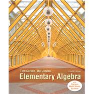 Elementary Algebra by Carson, Tom; Jordan, Bill E., 9780321916006