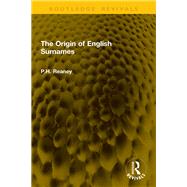 The Origin of English Surnames by P.H. Reaney, 9781041286011