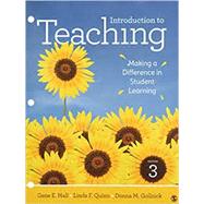 Introduction to Teaching, 3e (Loose-leaf) + Interactive eBook   1st by Hall, Gene E.; Quinn, Linda F.; Gollnick, Donna M., 9781544366012