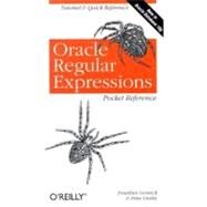 Oracle Regular Expressions Pocket Reference by Gennick, Jonathan, 9780596006013