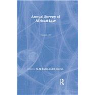 Annual Survey of African Law Cb: Volume One : 1967 by Cotran,Eugene;Cotran,Eugene, 9780714626017