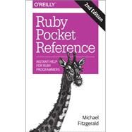 Ruby Pocket Reference by Fitzgerald, Michael, 9781491926017