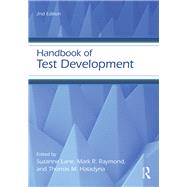 Handbook of Test Development by Alexander; Patricia A., 9780415626019