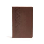 CSB Ultrathin Reference Bible, Value Edition, Brown LeatherTouch by CSB Bibles by Holman, 9781462766024