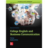 Student Activity Workbook for use with College English and Business Communication by Sue Camp, 9781260546026