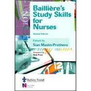 Bailliere's Study Skills for Nurses by Maslin-Prothero, Sian, 9780702026027