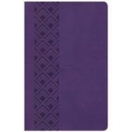 CSB Ultrathin Reference Bible, Value Edition, Purple LeatherTouch by CSB Bibles by Holman, 9781462766031