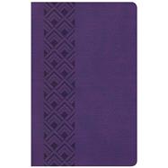 CSB Ultrathin Reference Bible, Value Edition, Purple LeatherTouch by CSB Bibles by Holman, 9781462766031