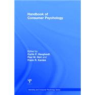 Handbook of Consumer Psychology by Haugtvedt, Curtis P.; Herr, Paul M.; Kardes, Frank R., 9780805856033