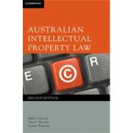 Australian Intellectual Property Law by Davison, Mark J.; Monotti, Ann L.; Wiseman, Leanne, 9781107636033