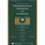 Models and Modeling Perspectives: A Special Double Issue of mathematical Thinking and Learning by Lesh, Richard A., 9780805896039