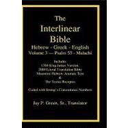 The Interlinear Hebrew-Greek-English Bible by Green, Jay Patrick, 9781589606050