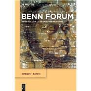 Benn Forum 2016/2017 by Gottfried-Benn-Gesellschaft (CON); Hof, Holger; Kraft, Stephan; Schmidt, Nadine Jessica, 9783110546057