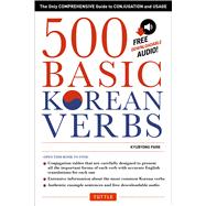 500 Basic Korean Verbs by Park, Kyubyong, 9780804846059