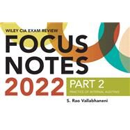 Wiley CIA 2022 Focus Notes, Part 2 Practice of Internal Auditing by Vallabhaneni, S. Rao, 9781119846062