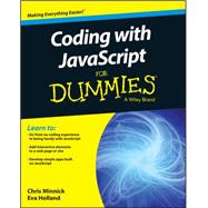 Coding With Javascript for Dummies by Minnick, Chris; Holland, Eva, 9781119056072