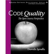 Code Quality The Open Source Perspective by Spinellis, Diomidis, 9780321166074