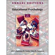 Annual Editions: Educational Psychology, 28/e by Cauley, Kathleen; Pannozzo, Gina, 9780078136078