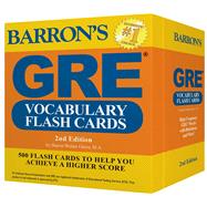 GRE Vocabulary Flash Cards by Green, Sharon Weiner, 9781438076089