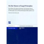 On the Nature of Legal Principles by Borowski, Martin, 9783515096089