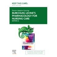 Elsevier Adaptive Quizzing for Lehne's Pharmacology for Nursing Care, 11th edition by Jacqueline Rosenjack Burchum; Laura D. Rosenthal, 9780323876100