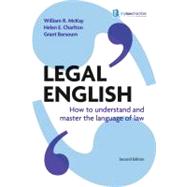 Legal English by Mckay, William R., 9781408226100