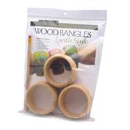 Wood Bangles With Style Kit: 3 Real Wood Bangles by Fox Chapel Publishing, 9781565236103