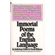 Immortal Poems of the English Language by Williams, Oscar, 9780671496104