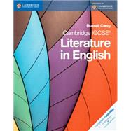Cambridge IGCSE Literature in English by Russell Carey, 9780521136105