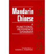 Mandarin Chinese by Li, Charles N., 9780520066106