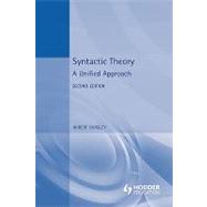 Syntactic Theory: A Unified Approach by Borsley,Robert, 9780340706107