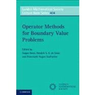 Operator Methods for Boundary Value Problems by Hassi, Seppo; De Snoo, Hendrik S. V.; Szafraniec, Franciszek Hugon, 9781107606111