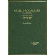 Civil Procedure by Friedenthal, Jack H.; Kane, Mary Kay; Miller, Arthur Raphael, 9780314156112