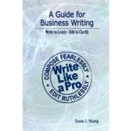 A Guide for Business Writing by Young, Dona J., 9781461006114