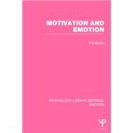Motivation and Emotion by Evans; Phil, 9781138806115