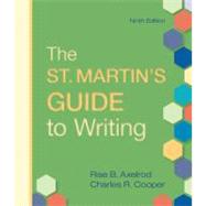 The St. Martin's Guide to Writing by Axelrod, Rise B.; Cooper, Charles R., 9780312536121