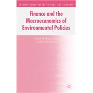 Finance and the Macroeconomics of Environmental Policies by Arestis, Philip; Sawyer, Malcolm, 9781137446121