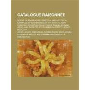 Catalogue Raisonne by Library, Avery; Avery, Samuel Putnam, 9780217956130
