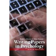 Writing Papers in Psychology by Rosnow, Ralph L.; Rosnow, Mimi, 9781111726133