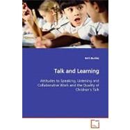 Talk and Learning by Buckley, Beth, 9783639126136