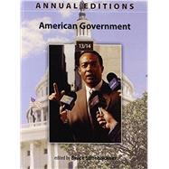 Annual Editions: American Government 13/14 by Stinebrickner, Bruce, 9780078136139