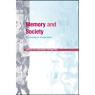 Memory and Society: Psychological Perspectives by Nilsson; Lars-Gran, 9781841696140