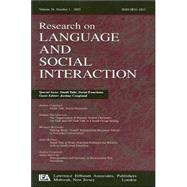 Small Talk: Social Functions:a Special Issues of research on Language and Social Interaction by Coupland; Justine, 9780805896145