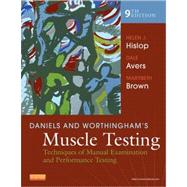 Daniels and Worthingham's Muscle Testing: Techniques of Manual Examination and Performance Testing (Book with Access Code) by Hislop, Helen, Avers, Dale, and Brown, Marybeth, 9781455706150