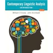 Contemporary Linguistic Analysis by William O'Grady, 9780321836151